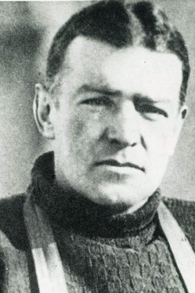 Antarctic explorer Ernest Shackleton.