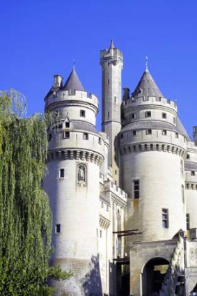 The towers of Chateau de Pierrefonds.
