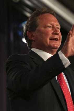 Andrew Forrest's company, FMG, is not immune to the heavy selloff in resource stocks.