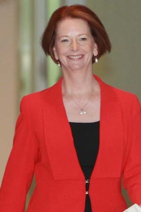 Keeping her options open ... Julia Gillard.