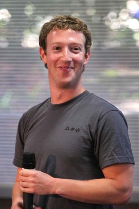 Facebook founder and Chief Executive Mark Zuckerberg  speaks during a media event at the company's headquarters in Palo Alto, California.