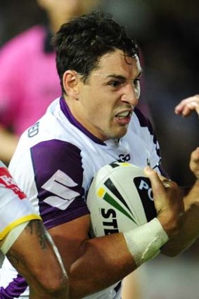 Clear: Billy Slater will play in the grand final rematch against the Bulldogs.