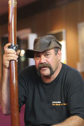 Didgeridoo player Mark Atkins created deeply pulsing drones.