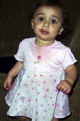 Missing since 2005 ... 20-month-old Rahma El-Dennaoui.