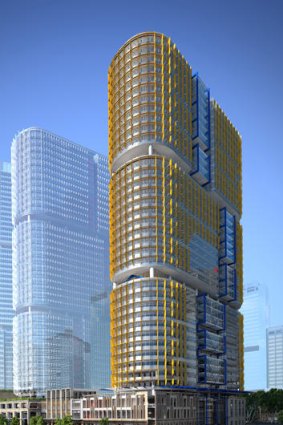 An artist's impression of Barangaroo Commercial Building C5.