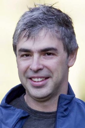 Facebook fixation ... Google CEO Larry Page.