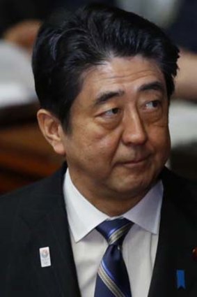 "It was a unilateral, provocative act and extremely regrettable" ...  Shinzo Abe.