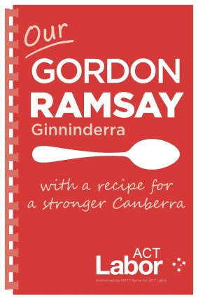 Election poster for ACT candidate for Ginninderra Gordon Ramsay. 
