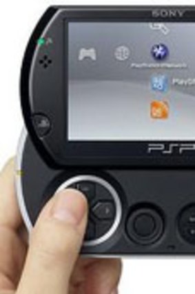 Sony's PSPgo handheld console