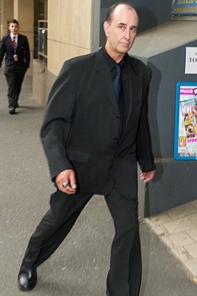 David Sheard pictured leaving the Melbourne Magistrates Court this week.