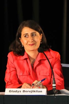 "Berejiklian was booed when she told the meeting she would not change the route".