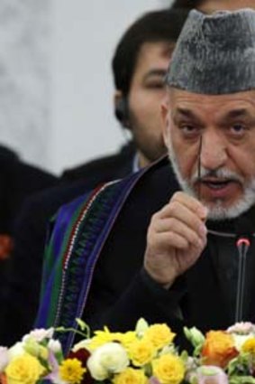 Lost in translation ... President of Afghanistan, Hamid Karzai, has condemned Australia's involvement in the events resulting in the deaths of two Afghani individuals on Friday.