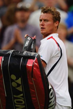 Respect: Lleyton Hewitt has turned heads at Wimbledon.