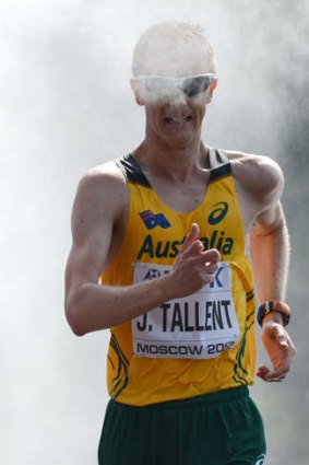 "I am still plugging away hoping to get a gold": Australian walker Jared Talent.