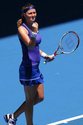 "She's tough. I'm glad I'm not the one on the other side of the net" ... Martina Navratilova on Petra Kvitova.