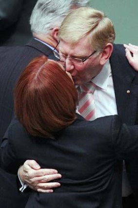 With Prime Minister Julia Gillard.