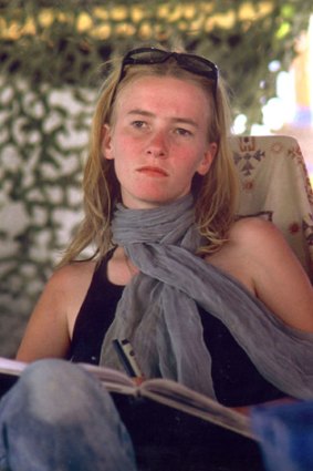 Activist Rachel Corrie in 2002, the year before she was killed.