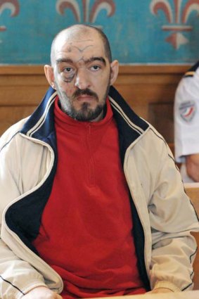 Frenchman Nicolas Cocaign, who allegedly killed his prison cellmate and then sliced open his chest to remove and consume his heart.