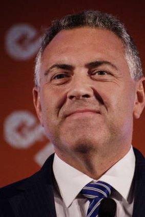 Treasurer Joe Hockey.