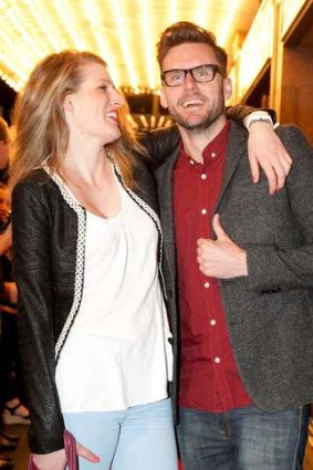 Cushla Travers and Dave Thornton at <i>The Graduate</i> opening night.