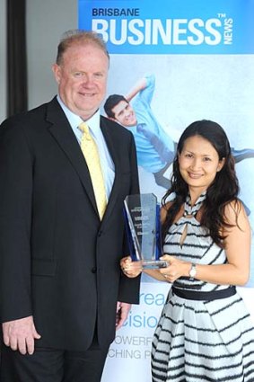 Neil O'Sullivan and Quynh Anh Le of NOJA Power Switchgear.