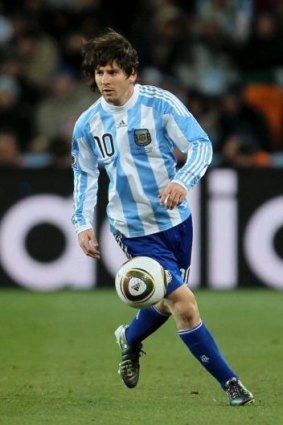 Argentina's Lionel Messi in the last World Cup in South Africa: His country's squad is already being pruned.