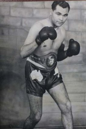 Deprived: in 1952 Dave Sands was locked in his hotel the night before the fight without the water jug.