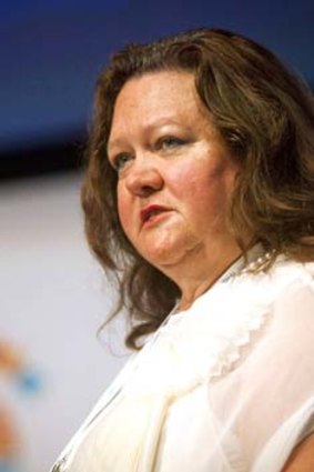 Support: Gina Rinehart's move has been welcomed.