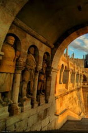 The ornate Fisherman's Bastion.