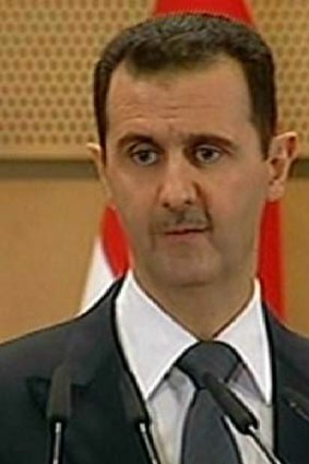 The Syrian President Bashar al-Assad.