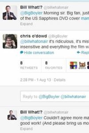 Chris O'Dowd tweet.