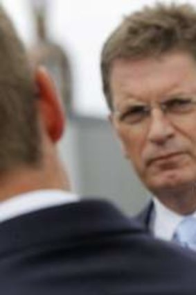 Before the spill: Denis Napthine and Ted Baillieu.