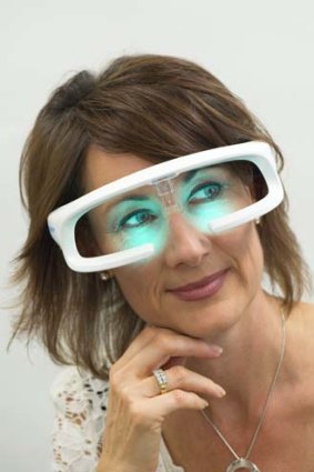 Re-Timer glasses can re-time the wearer's body clock, helping them overcome jet lag.