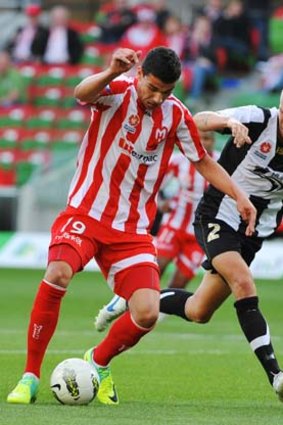 Teen spirit: young striker Eli Babalj is in line to make to his first start of the season for Melbourne Heart against Wellington Phoenix.