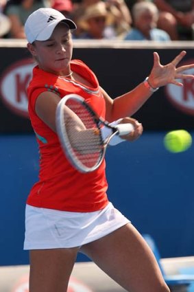 Ashleigh Barty is both excited and a little terrified by the prospect of playing Italian 21st seed Roberta Vinci on the All England Club grass.