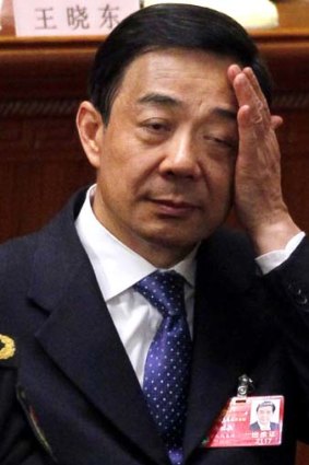 Ousted &#8230; Bo Xilai.