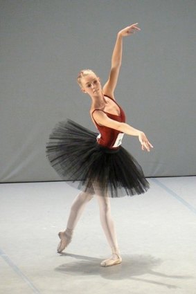 Bianca at 16 performing at the Prix de Lausanne in Switzerland.