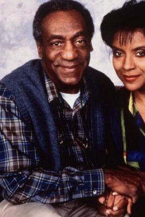 Glory days: Bill Cosby played Cliff Huxtable on The Cosby Show. He is pictured here with screen wife  Claire.