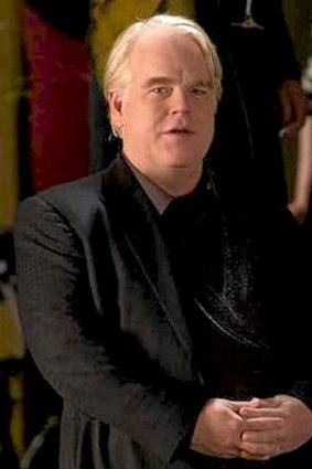 Philip Seymour Hoffman in <i>The Hunger Games</i>.