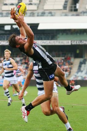 Taylor Adams will benefit from not having to endure the weekly focus Dane Swan and Scott Pendlebury are given by rival coaches.
