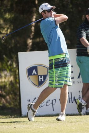 Stunning: Aron Price set a course record at Cypress Lakes.