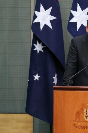Chinese President Xi Jinping address the Australian Parliament on Monday.