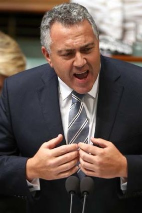 "We haven't leaned on the carrier":  Joe Hockey.