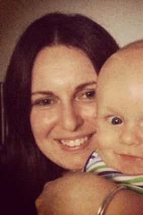 Died: Bianka O'Brien with her child Jude.