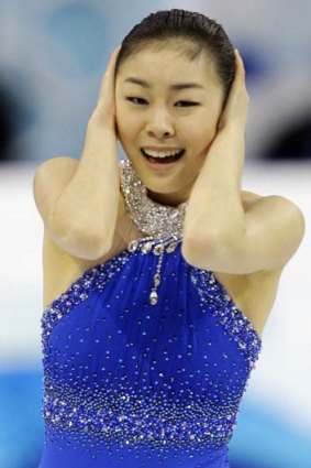 South Korean skater Kim Yu-Na.