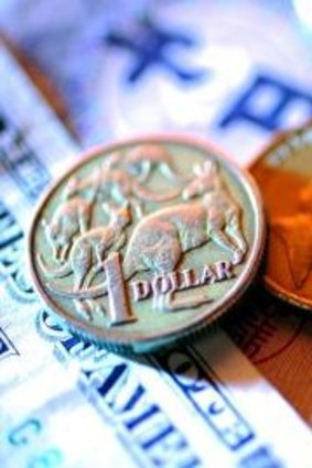 The Australian dollar has fallen to a six-month low.