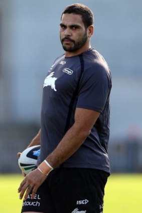 Struggling: Greg Inglis will play through the finals series with a hip injury.