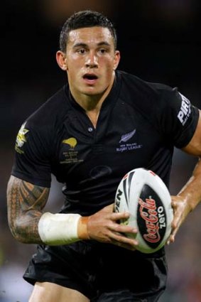 Ready to return ... Sonny Bill Williams in action for the Kiwis in 2008.