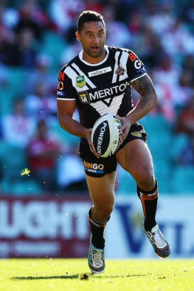 Marshall in action against the Dragons on Saturday.