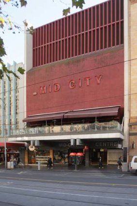 HOYTS MID-CITY CINEMAS 194-200 BOURKE STREET Claimed significance: Successful blend of traditional romantic cinema design with modern functionalist requirements in an early use of Brutalist architecture.